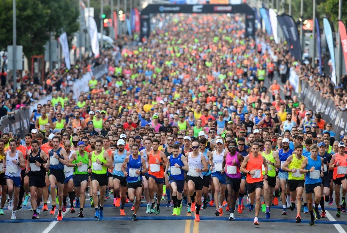Runner preparing for race day